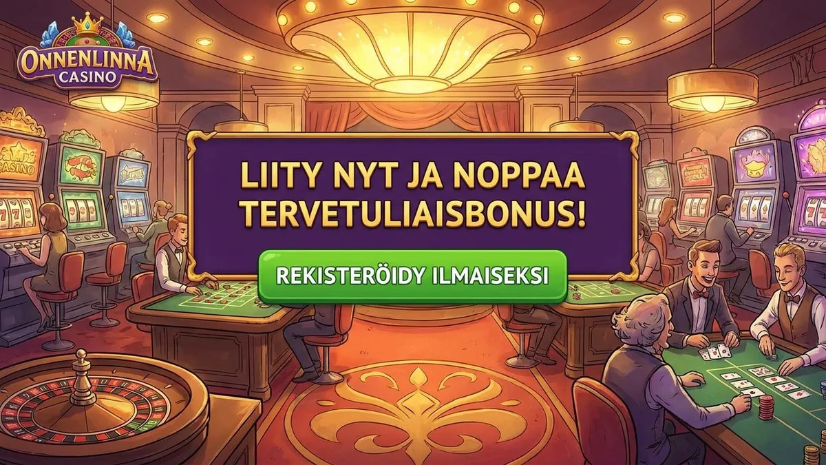 Rekisteröidy bonuksella